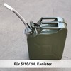 yeesport Sprout for Metal Petrol Can, Leakproof Fuel Can Pourer