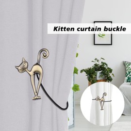 Pack of 2 magnetic curtain tiebacks, curtain clips, magnetic tiebacks, curtain tiebacks for home, office, hotel window decoration