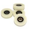 4 Pieces Nylon Polyamide Rollers 40 mm diameter 10 mm