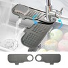 Daily Treasures 2-Pack Rotatable Silicone Faucet Splash Guard, 5° Large