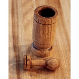 Handmade Mortar and Pestle - handmade from hardwood - food safe - use for pills or herbs