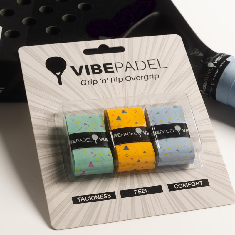 VIBEPADEL - Grip 'n' Rip Padel Overgrip - Non Slip