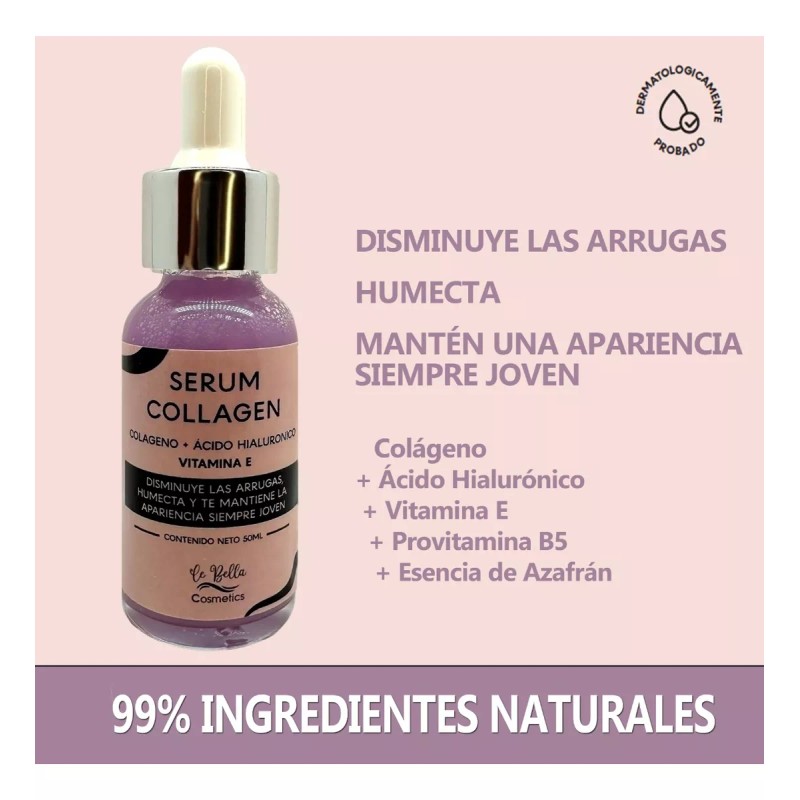 Le Bella Serum Collagen Suero Colageno +ácido Hialuronico +vitamina E