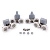 Shower Door Wheels, Lance Home 8Pcs Double Twin Top /