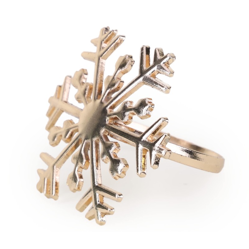 Christmas Concepts® Set of 4 Gold Napkin Rings – Luxury