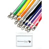 Waizmann.IDeaS® 1 x ID Badge Set Neck Strap Yellow Lanyard