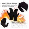 HGDGears Winter Warm Knitted Gloves for Men,Soft Lining,Touchscreen Thermal Knitted