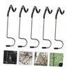 Sosoport 15pcs Camping Lamp Hooks s Shape Tent Hangers for