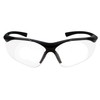Full Lens Magnification Safety Glasses with Black Frame | Clear