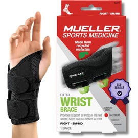 Mueller Muñequera ajustable verde – derecha SM/MD 86271 1 cada uno