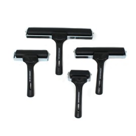 Artway Rubber Brayer Roller - 5.5cm – Black – Ideal Inking Roller for Printmaking/Lino Printing