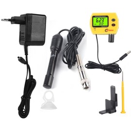 2-In-1 Portable High Precision Temperature PH Tester Meter Water Quality Analyzer Monitor220V EU Plug