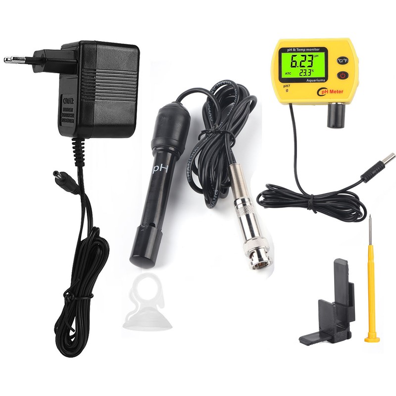 2-In-1 Portable High Precision Temperature PH Tester Meter Water Quality
