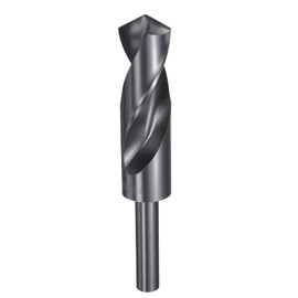HARFINGTON 26mm Drill Bit 1/2" Reduced Shank Round 4341 High Speed Steel Nitriding Black 118° Standard Point for Plastic Wood Copper Aluminum Iron Medium Soft Metal