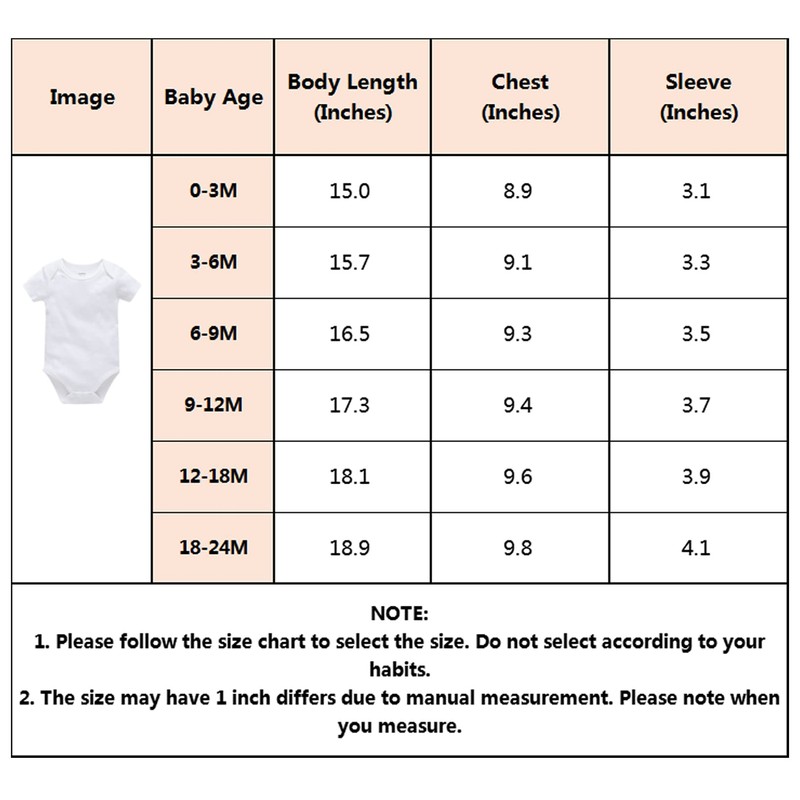 kavkas Baby Romper Short Sleeve Soft Cotton Onesie Vests 3