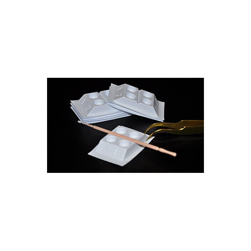 Alluring Disposable Glue Holder with 4 wells/Ahesive Pallet Eyelash Extensions