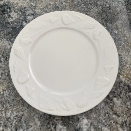 Lynns Lynn’s Stoneware White Salad Plate 8” Sea Shells Replacement