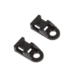 UKCable-Ties Cable Tie Eyelets Bases Screw Mount Saddle 4.8mm Black - Pack of 100