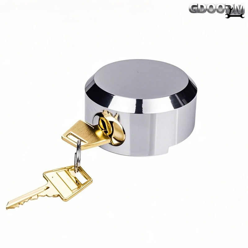 2 Pack Puck Lock, Hidden Shackle Padlock Heavy Duty Trailer
