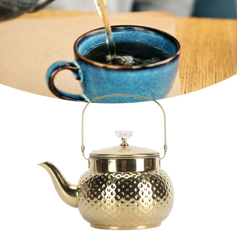 Stove Teapot, Fast Heating Stovetop Kettle Stainless Steel for Home