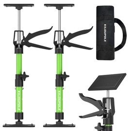 KILOUPOLE Cabinet Jack Support Pole, 13.8-23.6 Inches Steel Telescopic Quick Support Rod, Third Hand Tool Support System, Drywall Jack, Cargo Bars, 132 LB Capacity, 2-Pack