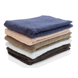 Microfibre make-up wipes in a set of 5, thoroughly removes any make-up, washable and reusable make-up wipes for daily facial cleansing