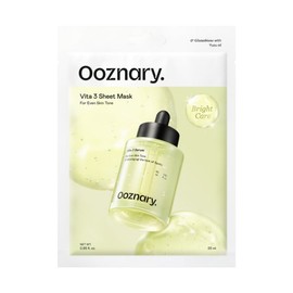 Ouzenary Skin Inner Glow Highly Concentrated Vita3 Serum Sheet Mask 25ml / 피부속광 고농축 비타3세럼 시트 마스크 25ml
