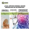 Suplemento Alimenticio Vitaminas Minerales Nano Nutricion Naranja Y Nuez