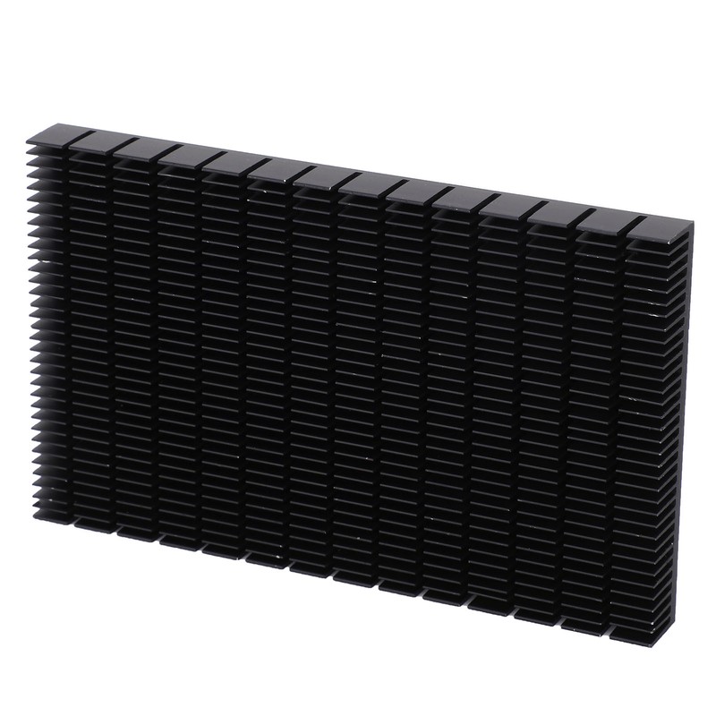 Heat Sink Aluminum Black Cooler Heat Board Radiator Heatsink Power