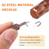 sourcing map M12 Torx Screwdriver Bit 10mm Hex Shank 30mm