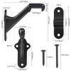 RealPlus Handrail Bracket 3" Staircase Hand Rail Brackets for Stair