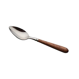 ALFACT Alsace Grapefruit Spoon, Wooden Handle, 18-8 Stainless Steel, Made in Japan, Tsubamichi Arazawa Seisakusho, Alphact Cutlery