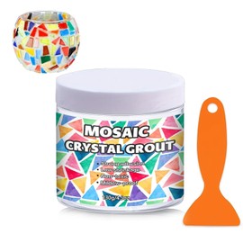 OOTDART Mosaic Crystal Grout, Mosaics Tile Tools, Mosaic Tile Accessories – Essential for Handmade Grouting and Perfect for DIY Craft Projects (Translucent, 4.5oz)