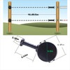 CYM-INSIST Electric Fence Gate,Retractable 16.4-ft Electric Fence Gate Handle (Poly
