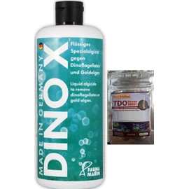 Dino X 250 mL DinoflageIIate aIgae EIiminator Fauna Marin Dino-X Aquarium Free Fish Food