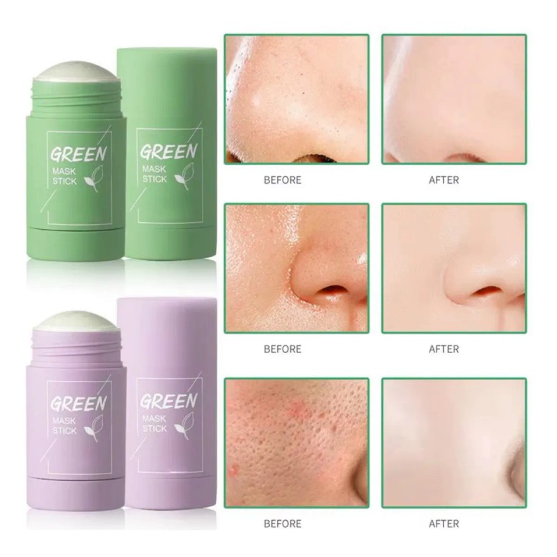 Mascarilla Stick Verde Berenjena Anti