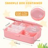 Aimsnk Snack Box for Kids & Toddlers, 8-Compartment Snack Container