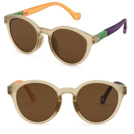 FEISEDY B1288 Kids Polarized Sunglasses, Children's Sports Sunglasses, UV400, Ultra Lightweight, TR90, Baseball, Fishing, Climbing, Cycling, TAC Polarized, UV Protection, Chakiro