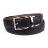 DOCKERS Men's Two-in-one Reversible Rotative Buckle Everyday Casual Dress Belt