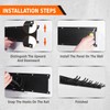 Charmount 96" Garage Storage Wall Organizer with 1200lbs, 12 Hooks