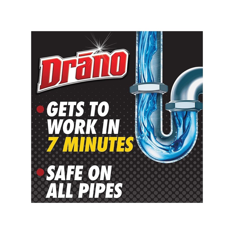 Drano 322845 Drano Max Gel Drain Cleaner 80 Fl. Oz.