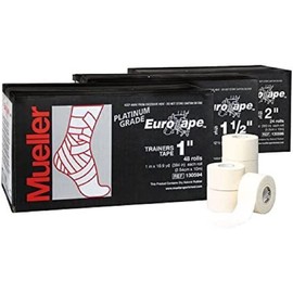 Mueller Eurotape Platinum Zinc Oxide Tape - White 2.5 cm X 10 m 1 Roll