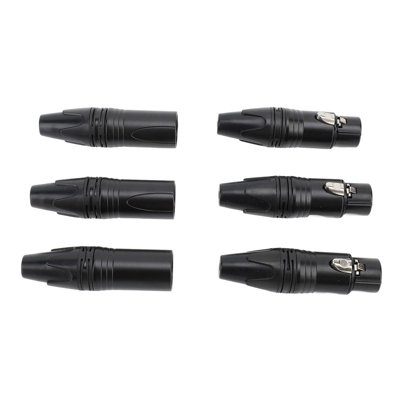 10pcs XLR Connector Professional 5 Male 5 Female High Conductivity