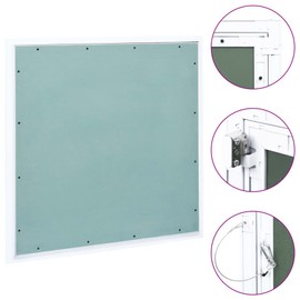 Gecheer Access Panel with Aluminum Frame and Plasterboard 23.6"x23.6"
