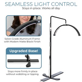 Existing Beauty Half Moon Light 2.0 – Adjustable LED Lash Lamp for Eyelash Techs and Estheticians, Professional Lashes Light for Precision Eyelash Tech Work Lashes