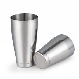 Ailelan Boston Cocktail Shaker Set, Professional Bar Shaker Set Bartender Kit, Stainless Steel Martini Shaker with Weighted 28oz Unweighted 18oz Drink Mixer Tins Bartending Tools for Bartender