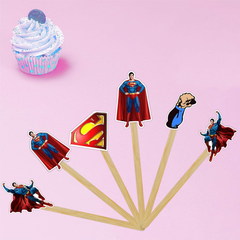 Seyal® Suprman Cupcake Topper
