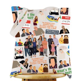 G2TUP Dunphy Family Tote Bag Phil & Claire Dunphy Fans Gift What The Plan Phil Shoulder Bag Pritchett's Family Inspired Gift (What Plan Phil TG)