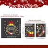2 Sheets Christmas Window Clings Christmas Tree Snowman Snowflakes Santa