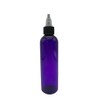 Natural Farms 4 oz Plastic Purple Cosmo BPA FREE Bottles